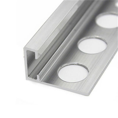 Anodowana aluminiowa listwa przejściowa Krawędź kwadratowa Wykończenie płytek Płytki podłogowe Cienka folia aluminiowa Wykończenie krawędzi aluminiowej