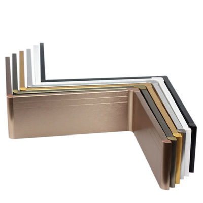 Profile aluminiowe Listwa przypodłogowa Profil aluminiowy do płytek w akcesoriach podłogowych