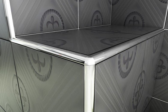 Aluminiowe wykończenie płytek Metalowe aluminiowe profile wytłaczane Przycinanie płytek krawędziowych