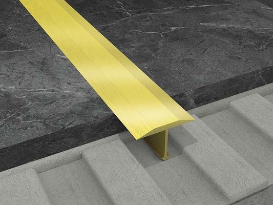 Listwa wykończeniowa w kształcie litery T ze stali nierdzewnej o grubości 6 mm Finish