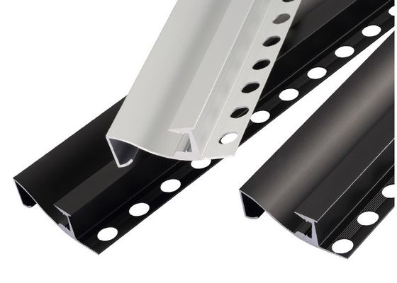 Profil ze stopu aluminium Linia listwy przypodłogowej z aluminium Wysokiej jakości profil aluminiowy narożny z wytłaczanego światła LED