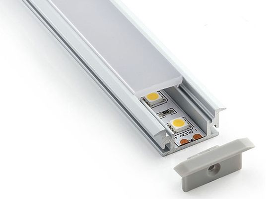 10mm aluminiowe profile LED do oświetlenia taśmowego Oświetlenie wewnętrzne z matową osłoną
