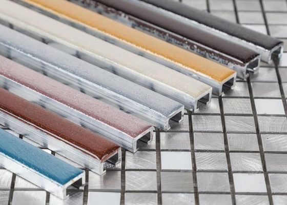 Profil aluminiowy Ceramiczna płytka narożna Wykończenie krawędzi Wykończenie fabryczne na zamówienie