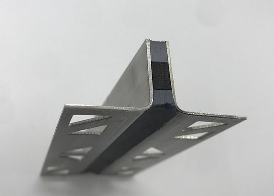 Aluminiowa listwa osłonowa Metalowa złączka dylatacyjna Ruchowa złączka podłogowa Płytki podłogowe Przejście