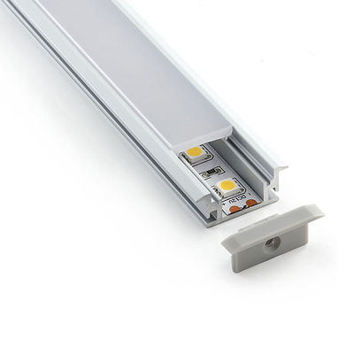 Wytłaczane czarne profile aluminiowe LED 30 stopni w kształcie kąta 1m