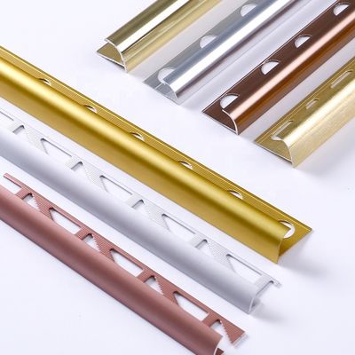 SGS 10 mm anodowane metalowe wykończenie krawędzi do płytek ceramicznych 1,8 m