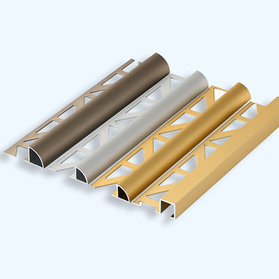 Szczotka Złota 10mm Chromowana okrągła krawędź Dekoracja kafelkowa