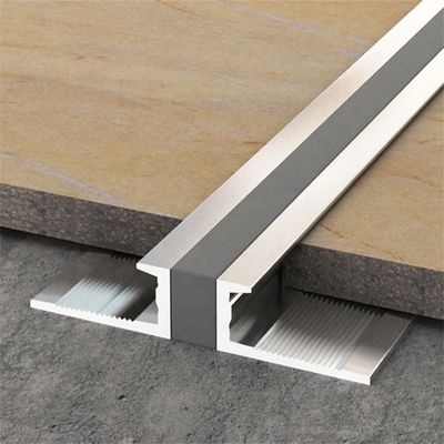 Anodowane aluminiowe złącze ruchowe 15 mm do podłóg kamiennych