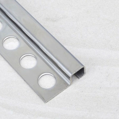 Profil zakrzywionej płytki narożnej Srebrna płytka ze stali nierdzewnej Wykończenie okrągłe 10 mm mm