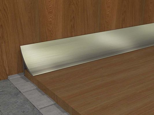 Y Shaped Stainless Steel Floor Trim 0.6mm Tile Edge Border Finishing Strip