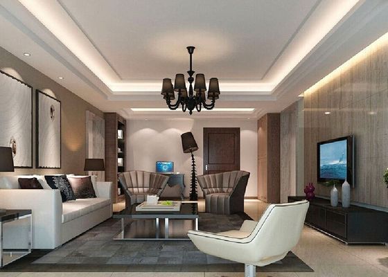 Recessed Aluminium LED Profile For Led Strips Lighting With Spring Clip