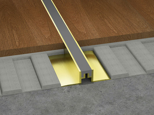 Aluminum Extrusion Profile Floor Movement Joint Interior Decoration