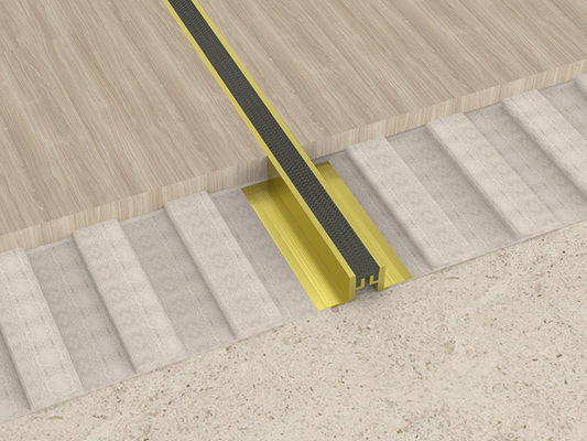 Aluminum Extrusion Profile Floor Movement Joint Interior Decoration