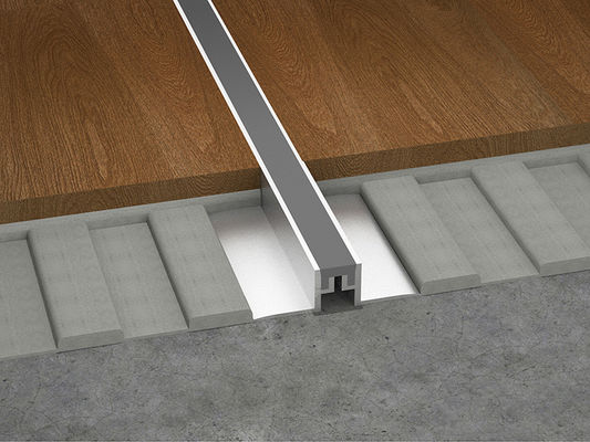 Aluminum Extrusion Profile Floor Movement Joint Interior Decoration