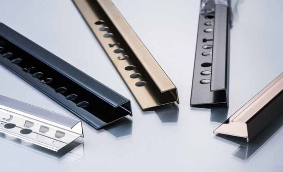 410 Stainless Steel Transition Strip Edge Decorative Tile Trim