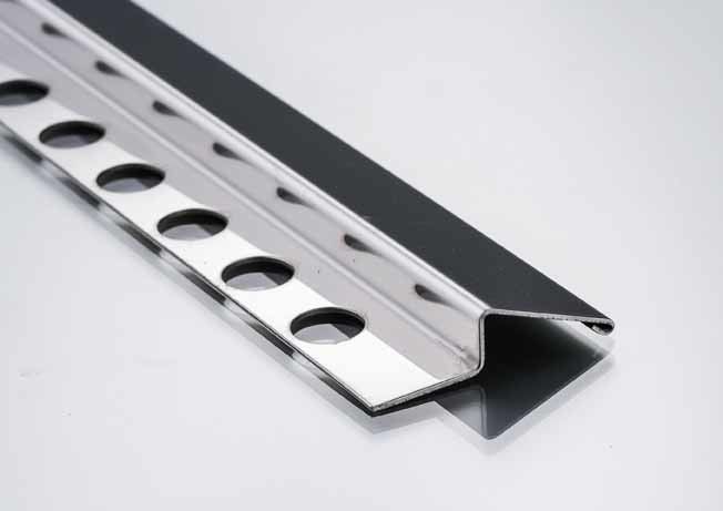 Wewnętrzny narożnik ze stali nierdzewnej Metal Bullnose Border Edge Tapicerka 2,5 m