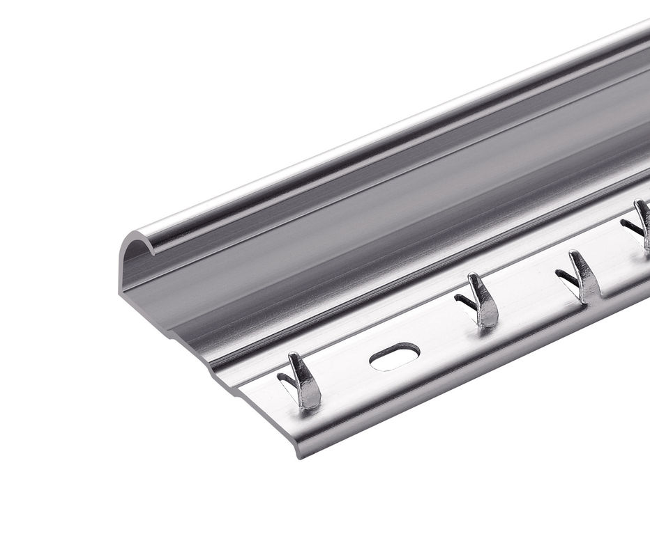 Aluminiowa narożna listwa wykończeniowa Anodowane listwy progowe Dywan do płytek