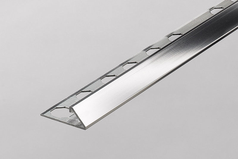 Aluminiowa płytka wykończeniowa trójkątna narożna aluminiowa kwadratowa krawędź płytki Wykończenie płytek ceramicznych