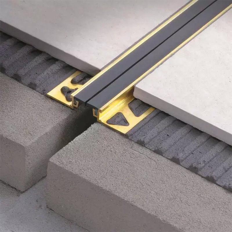 Metalowa aluminiowa listwa dylatacyjna Ceramiczna drewniana podłoga dylatacyjna