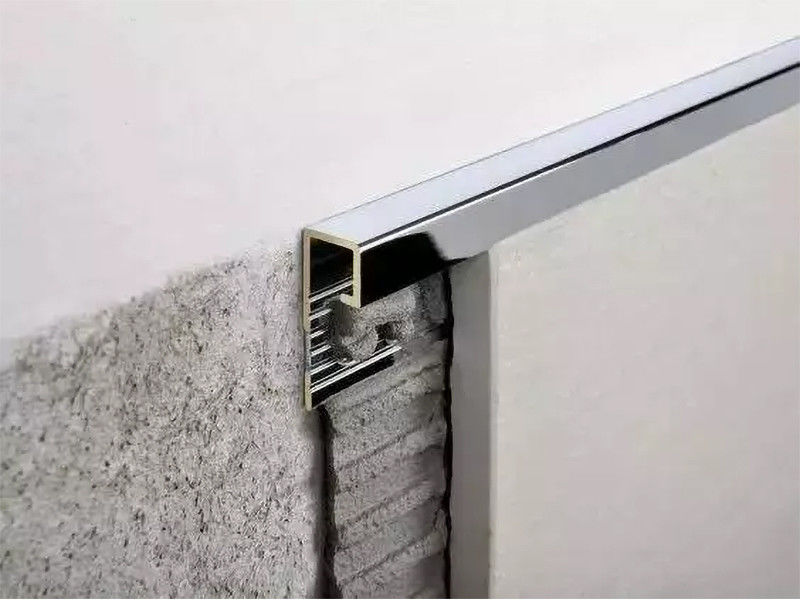 Aluminum Alloy Tile Edge Trim Metal Finishing strips wall tile decoration