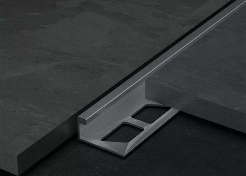 Aluminum-Magnesium Alloy Profile Right-Angle Closing Strips Tile Edge Trim