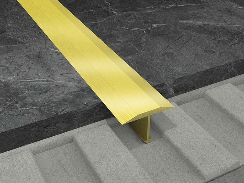 Listwa wykończeniowa w kształcie litery T ze stali nierdzewnej o grubości 6 mm Finish
