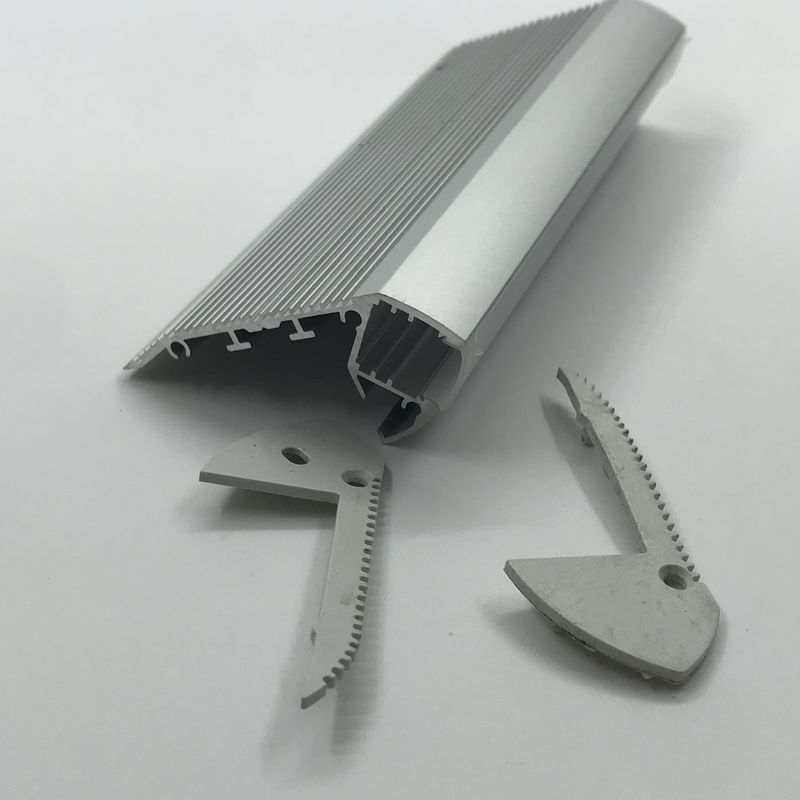 Antypoślizgowe aluminiowe profile schodowe LED