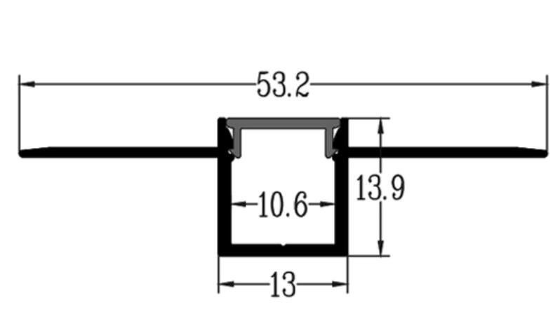 Dekoracja biurowa Profile aluminiowe LED