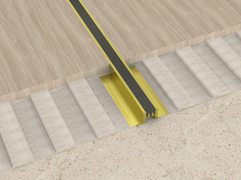 Aluminum Extrusion Profile Floor Movement Joint Interior Decoration