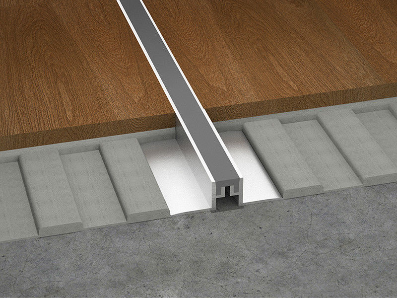 Aluminum Extrusion Profile Floor Movement Joint Interior Decoration