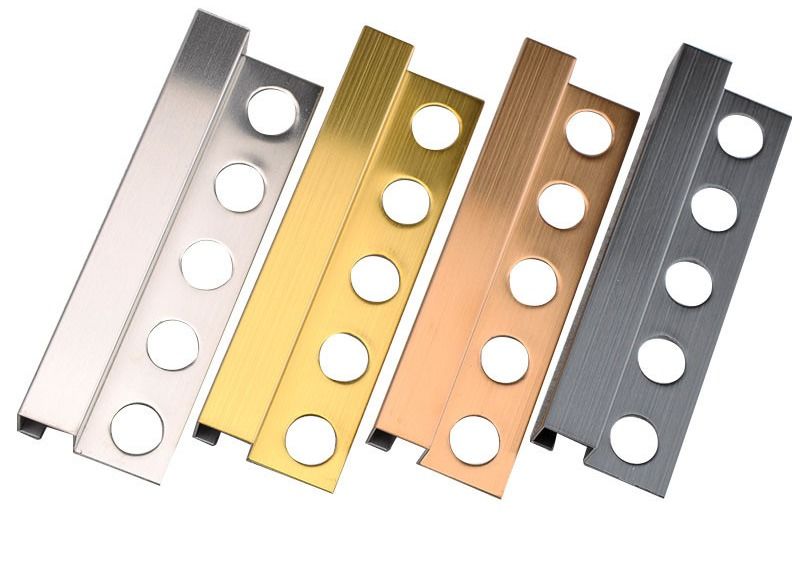 410 Stainless Steel Transition Strip Edge Decorative Tile Trim