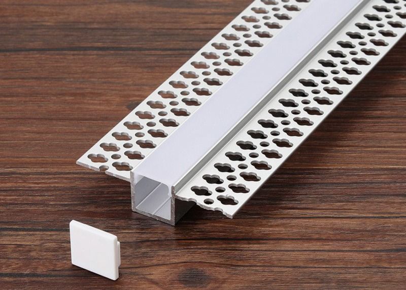 Taśmy Led Oświetlenie Wpuszczany profil aluminiowy LED ze sprężynowym klipsem