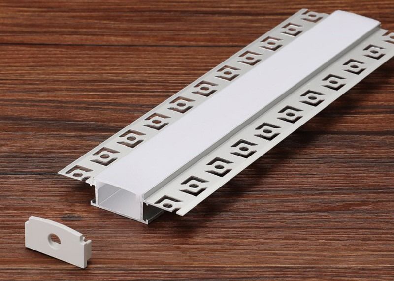 Taśmy Led Oświetlenie Wpuszczany profil aluminiowy LED ze sprężynowym klipsem