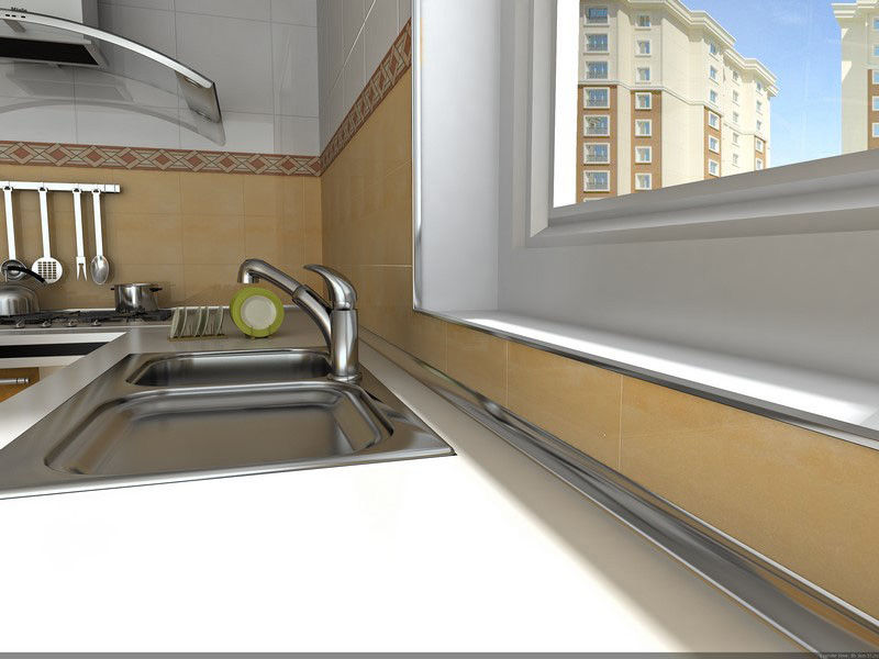 Aluminiowa listwa krawędziowa do płytek Profile aluminiowe do wytłaczania Ceramiczna narożna listwa wykończeniowa do płytek