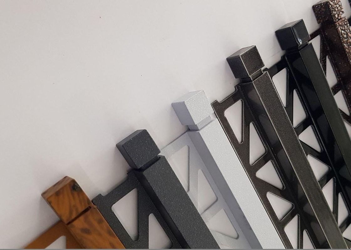 Aluminiowe listwy wykończeniowe krawędzi do narożnego profilu aluminiowego do wyciskania płytek