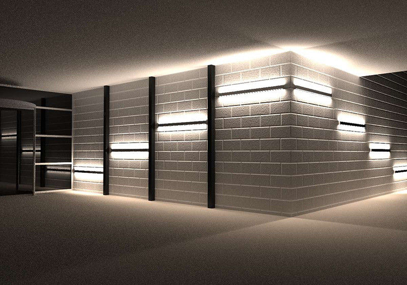 Szeroki montaż Slim Led Strip Aluminiowy profil 1,8m Oświetlenie szafki