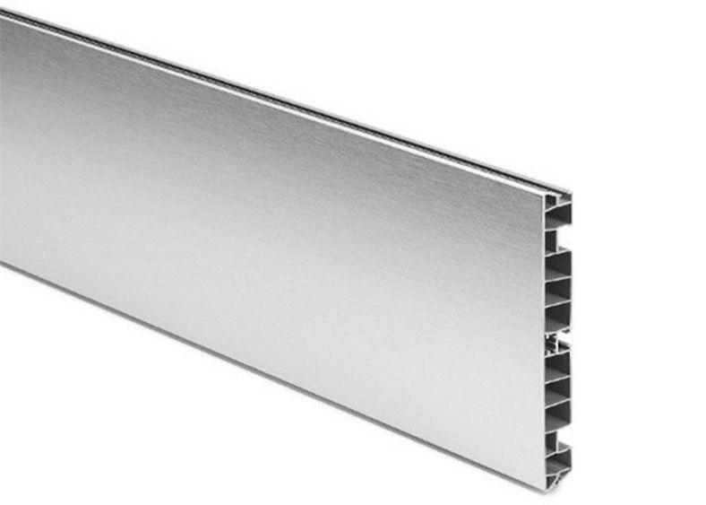 Anodowana aluminiowa listwa przypodłogowa Listwa przypodłogowa Listwa przypodłogowa grzejnika