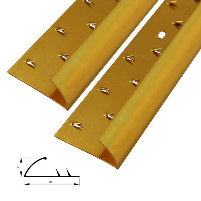 Aluminiowa listwa krawędziowa z metalowego dywanu Próg drzwi przejściowych 10 mm
