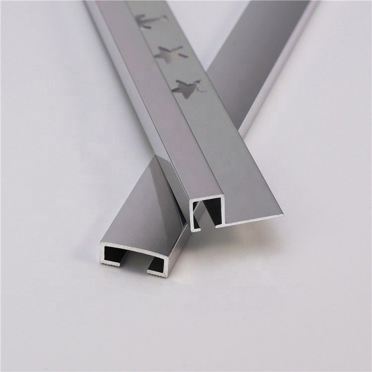 25mm aluminiowe wykończenie płytek Polerowane aluminiowe narożne wykończenie płytek