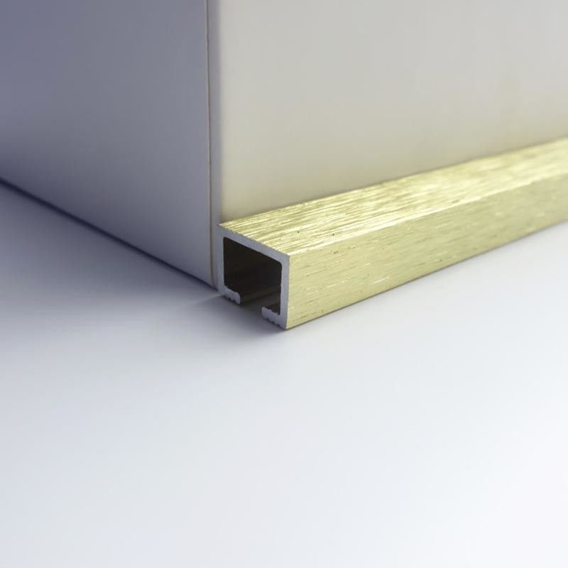 10MM aluminiowa szczotka w kształcie litery L Gold ISO9001