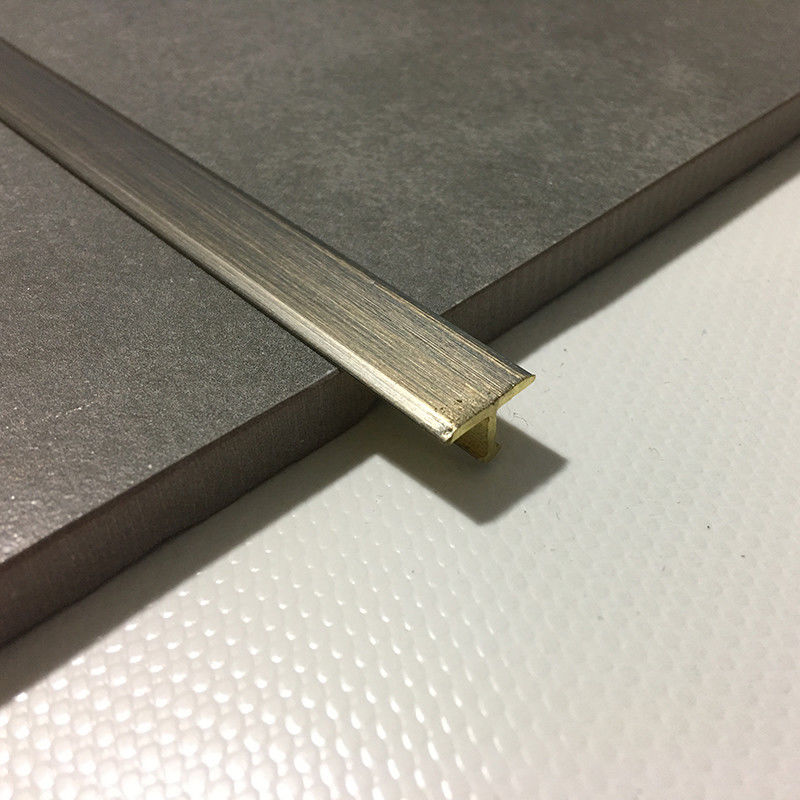 Mosiężna metalowa listwa przejściowa Mosiężna listwa wykończeniowa 10mm Lustro polerowane