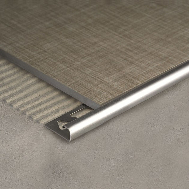 Narożnik ceramiczny Aluminiowy kanał T Kwadrantowa płytka ze stali nierdzewnej 2,7 m