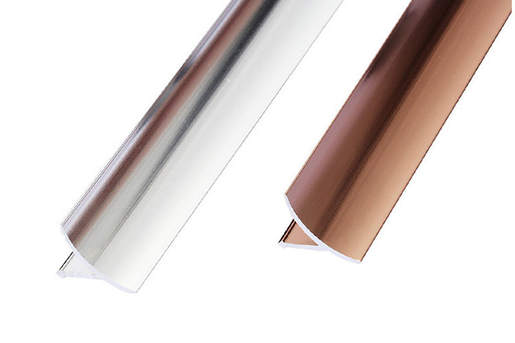 Wewnętrzne narożne aluminiowe wykończenie płytek do dekoracji wnętrz