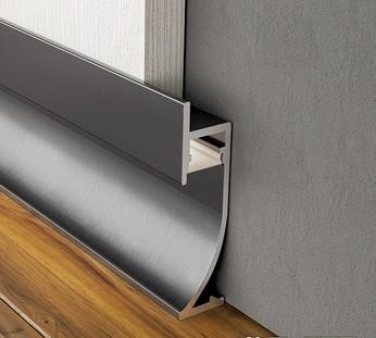 Dekoracja domu Aluminiowa listwa przypodłogowa Akcesoria do płytek