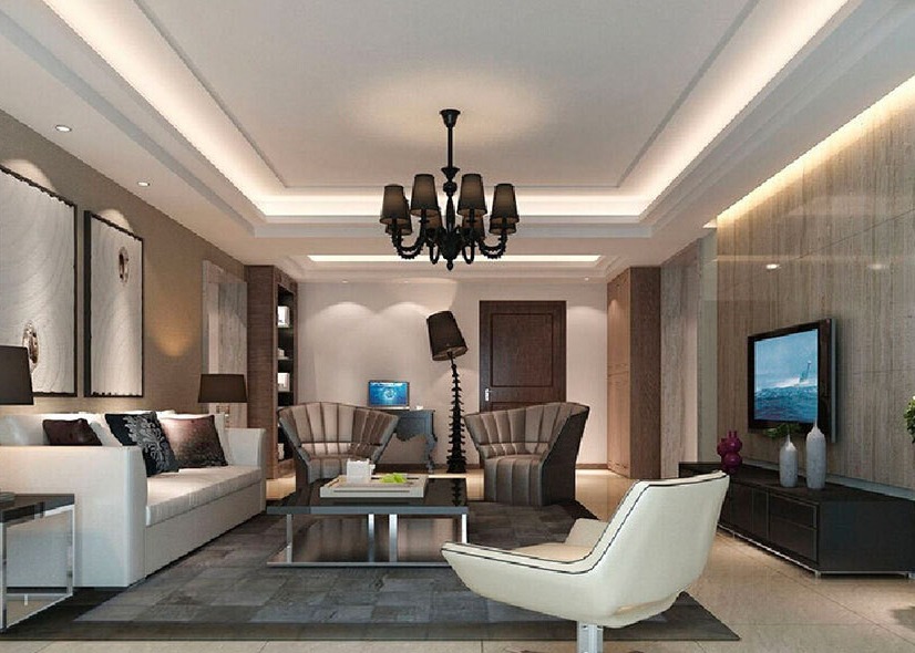 Recessed Aluminium LED Profile For Led Strips Lighting With Spring Clip