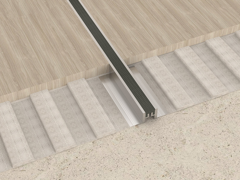 Aluminum Extrusion Profile Floor Movement Joint Interior Decoration