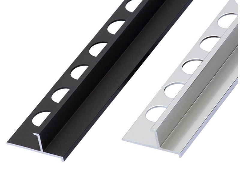 Decorative metallic interior baseboard for Aluminum cover line skirting board for tile trim