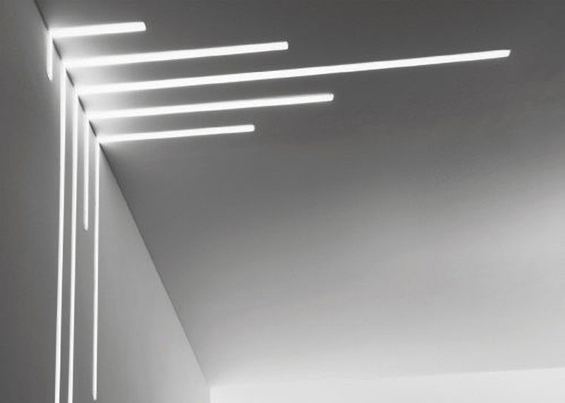 Polished 2m Aluminum LED Profiles For Furniture Glass Cabinet